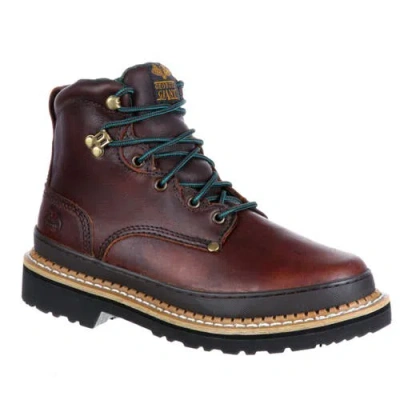 Georgia Boot Wide Width Giant Work Boot In Brown