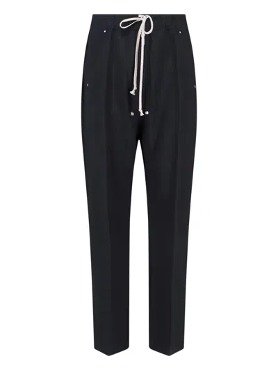 Rick Owens Emilio Pucci Iris And Diamond Print Scarf In Black