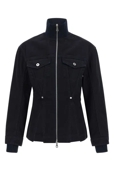 Jean Paul Gaultier 'the Slit Denim' Jacket In Blue