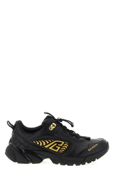 Balmain 'cosmic Dust' Sneakers In Black