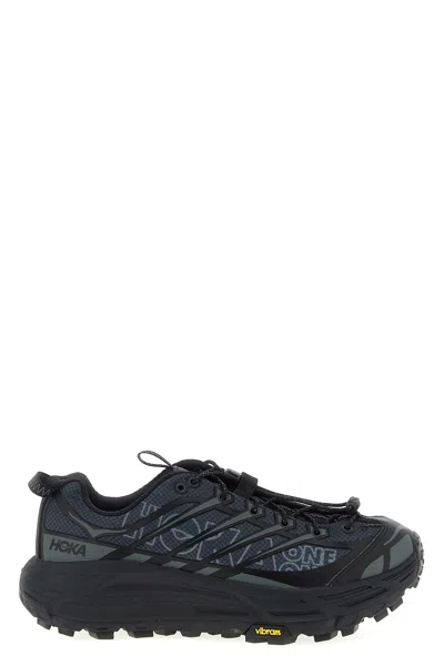 Hoka Sneaker Mafate Three2 Black/ Outer Orbit In Gray