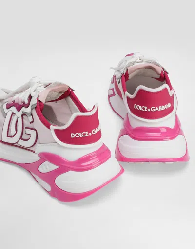 Dolce & Gabbana Day Faster Viscose Fabric Sneakers In Multi