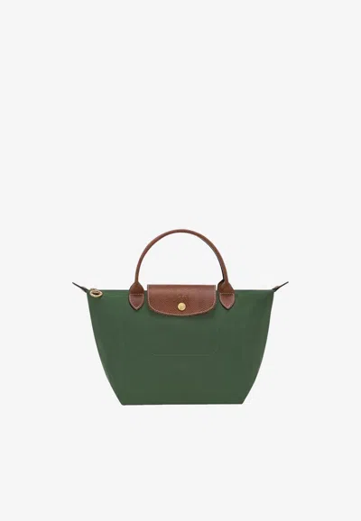 Longchamp Small Le Pliage Original Tote Bag In Green