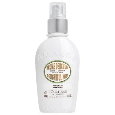 L'occitane - Almond Hair & Body Mist 3.3 Fl oz In Transparent