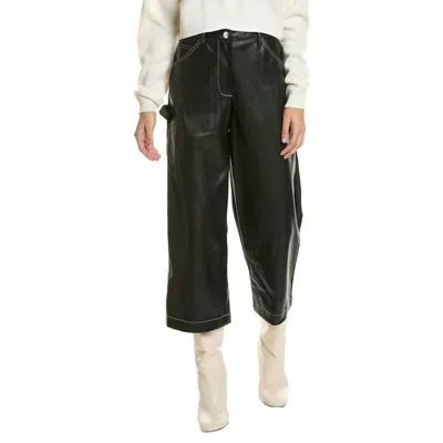 Staud Cropped Domino Pant In Black
