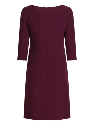 Semper Bordeaux Elastane Dress In Red