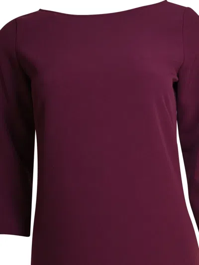 Semper Bordeaux Elastane Dress In Red