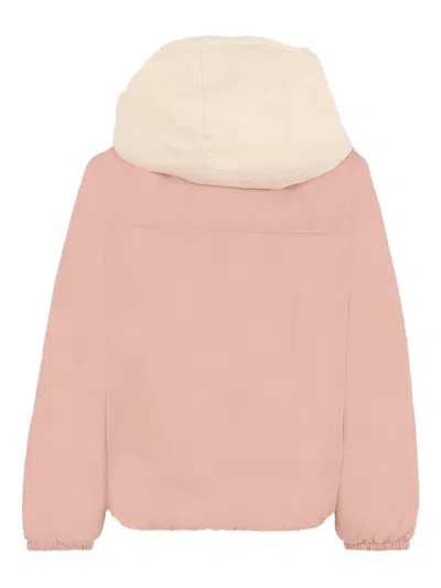 K-way Lily Hooded Fleece-lined Jacket In Pink