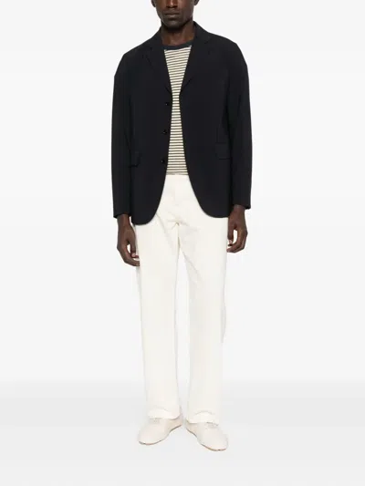 Aspesi Three-button Blazer In Blue