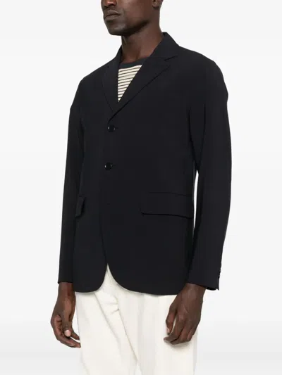 Aspesi Three-button Blazer In Blue