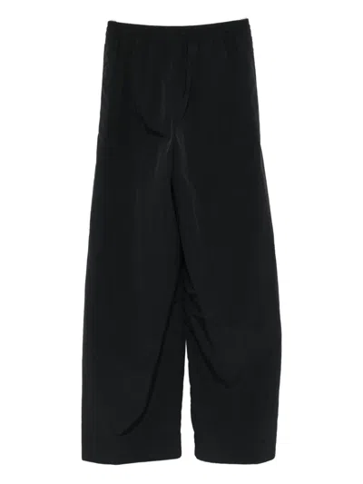 Y-3 Drawstring Wide-leg Sweatpants In Black