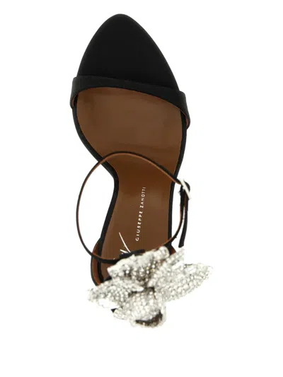 Giuseppe Zanotti 105mm Clandestino Jewel-embellished Stiletto Heeled Sandals In Black