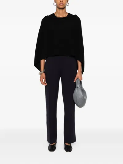 Bompard Cashmere Poncho In Black