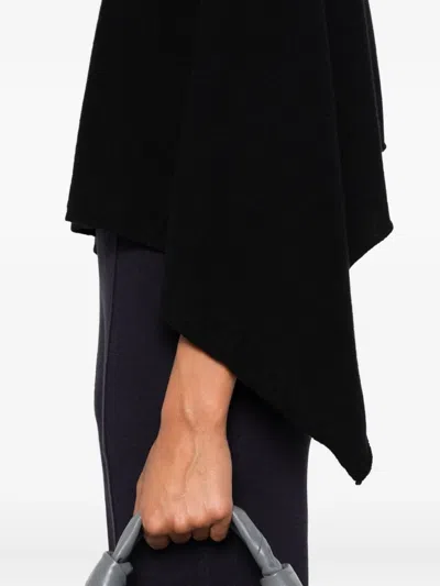 Bompard Cashmere Poncho In Black