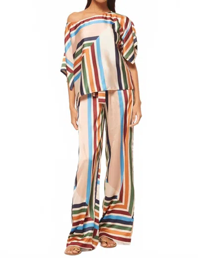 Misa Telka Top In San Miguel Stripe Mix In Multi