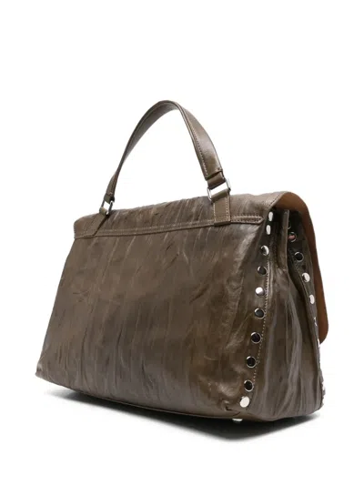 Zanellato 'postina Media' Shoulder Bag In Green