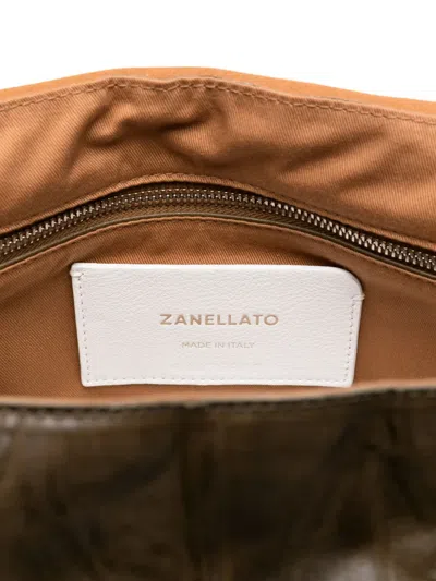 Zanellato 'postina Media' Shoulder Bag In Green