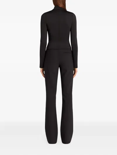 Courrèges Courreges Interlock Jersey Track Jacket For Athletic In Black