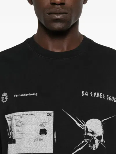 44 Label Group Commission T-shirt In Black