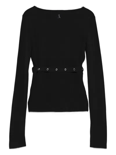 Patrizia Pepe Sweater In Black
