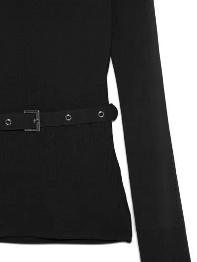 Patrizia Pepe Sweater In Black