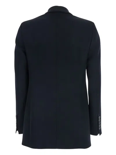 Seafarer Double-breasted Buttoned Jacket In Blue