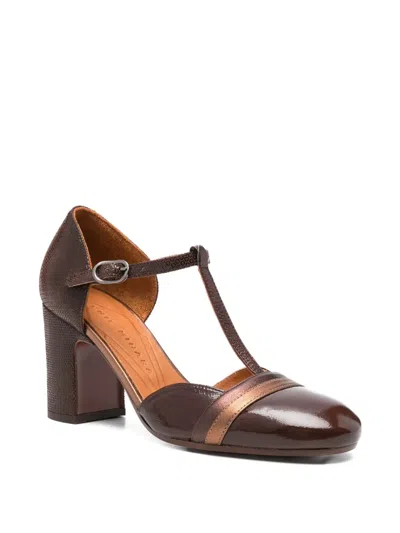 Chie Mihara 65mm Miver Sequin-embellished T-bar Pumps In Brown