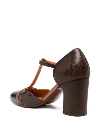 Chie Mihara 65mm Miver Sequin-embellished T-bar Pumps In Brown