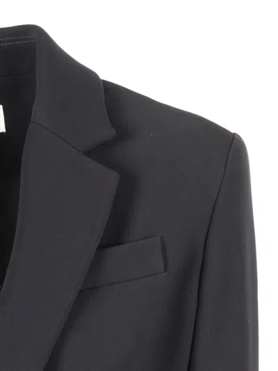 P.a.r.o.s.h Tailored Black Blazer With Single-button Closure In Black