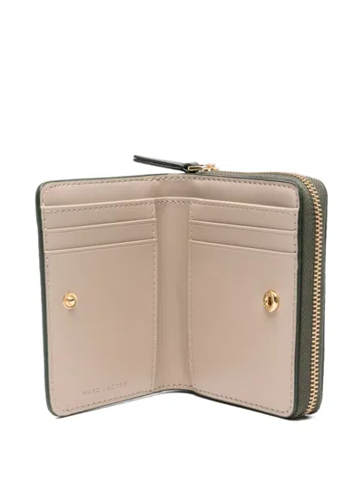 Marc Jacobs Mini Compact Wallet In Green