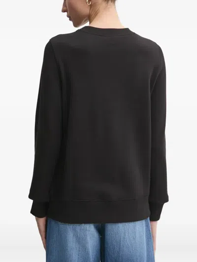 Versace Jeans Couture Sweatshirt With Logo In Black