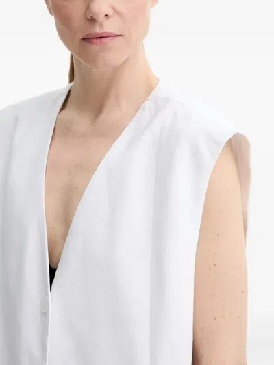 无袖纽扣开合西式马甲