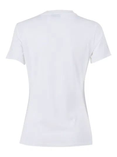 Dondup Embroidered Crew-neck T-shirt In White