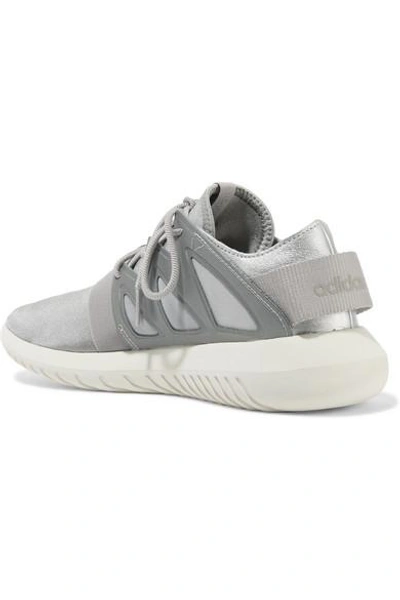 Shop Adidas Originals Tubular Viral Neoprene And Leather Sneakers