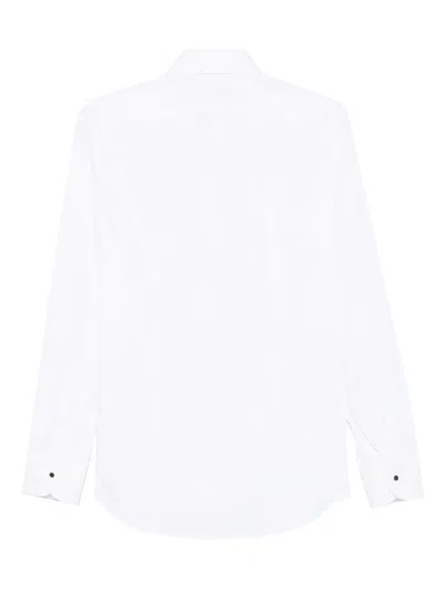 Manuel Ritz Long-sleeved Button-fastening Shirt In White