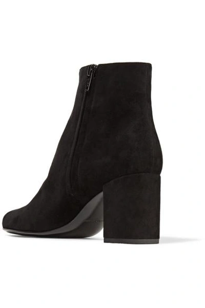 Shop Saint Laurent Babies Suede Ankle Boots