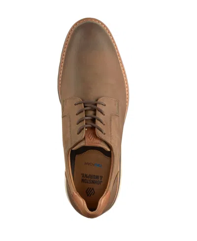 Johnston & Murphy Braxton Plain Toe Derby In Brown