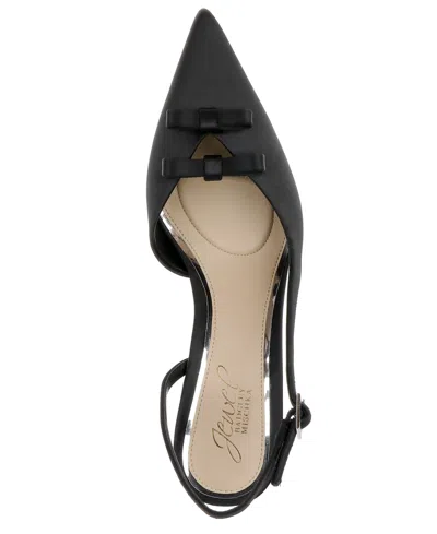 Jewel Badgley Mischka Women's Ellery Bow Evening Pumps In Black