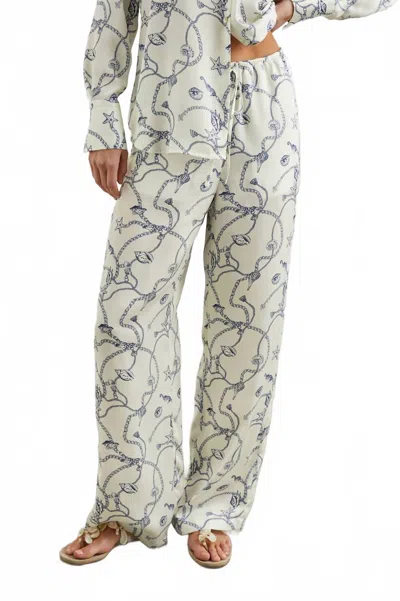 Rails Damani Pant In Nauticle Chain In White