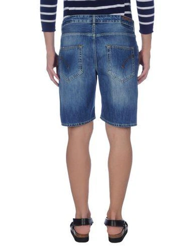 Shop Dondup Denim Bermudas In Blue