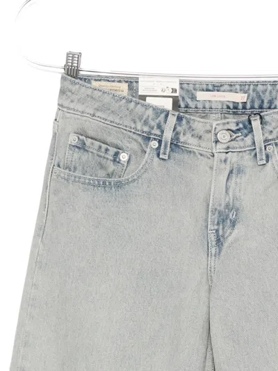 Levi's Logo-patch Jeans In Blue