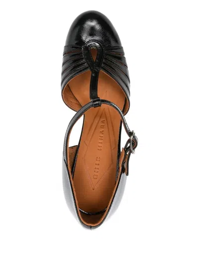 Chie Mihara 85mm T-bar Platform Pumps In Black