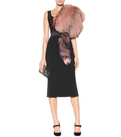 Shop Dolce & Gabbana Exclusive To Mytheresa.com – Embellished Velvet Pumps In Black
