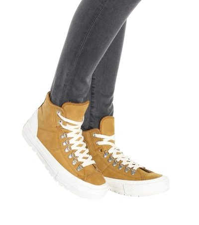 Shop Converse Chuck Taylor All Star Street Hiker Suede Sneakers In Brown