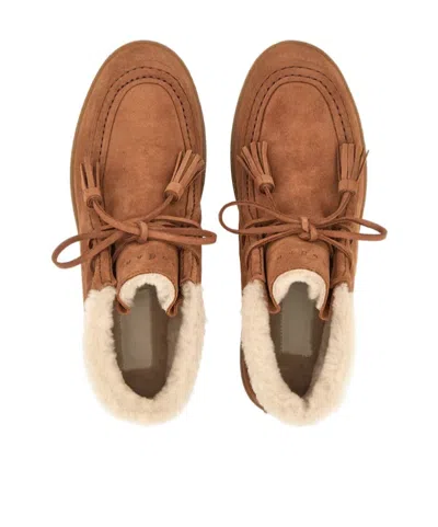 Hogan "polacchino" Shoe In Brown