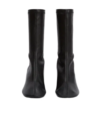 Jil Sander Stylish Ankle Boots Block Heel In Black