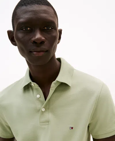 Tommy Hilfiger Men's 1985 Slim Fit Polo Shirt In Yellow