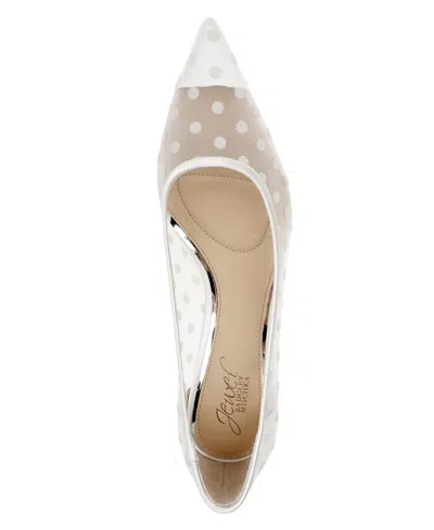 Jewel Badgley Mischka Women's Elena Evening Pumps In White