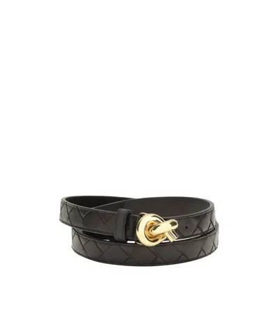 Bottega Veneta Knot Belt Women In Yellow