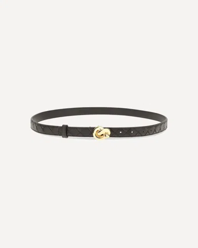 Bottega Veneta Knot Belt Women In Yellow